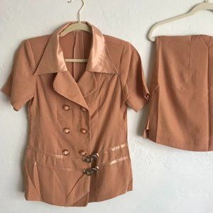 M Huangley Hand Tailored 2-Piece Set Size S